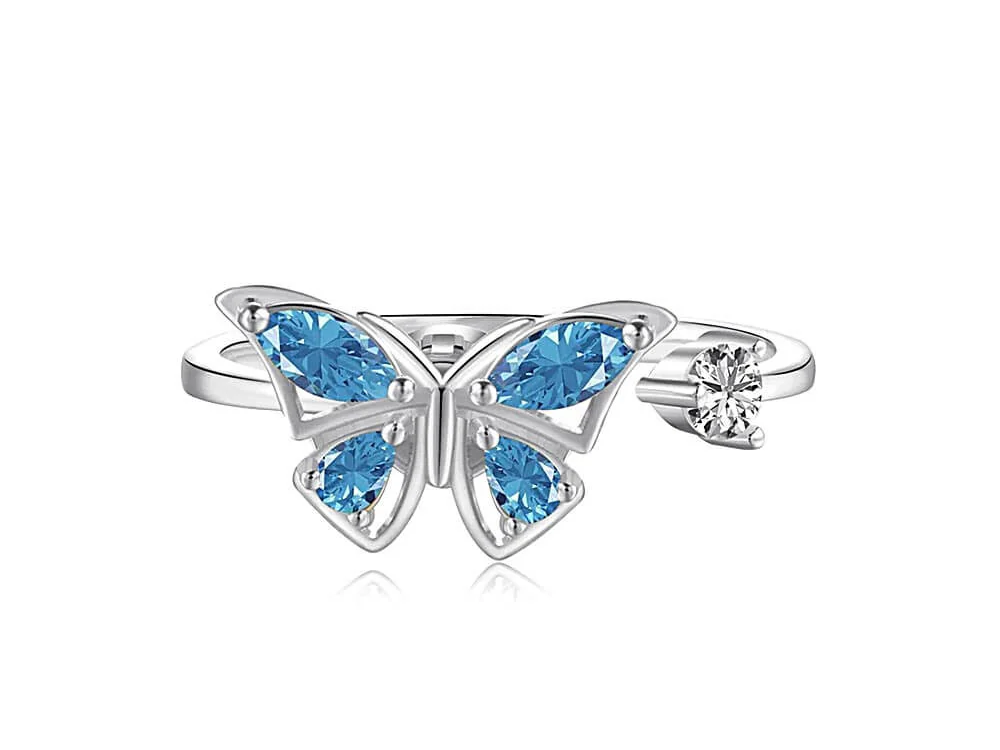 Caring for Your Sterling Silver Band Ring with Blue Stones